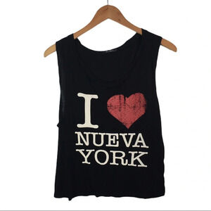 WS666 The Classic I Love New York Muscle Shirt L